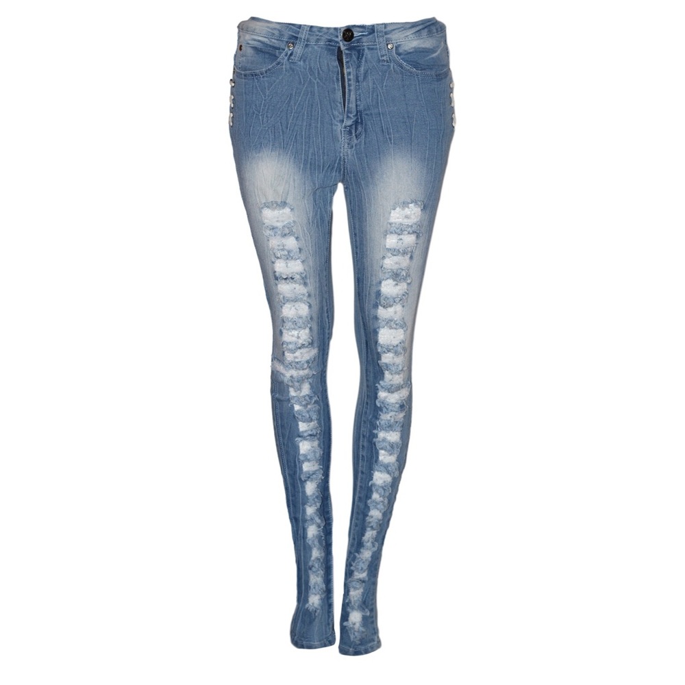 Ruffles Denim Jeans Size 8